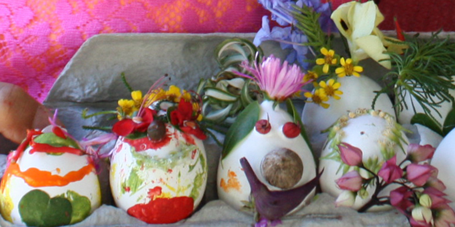 decorate eggs xeriscape way workshop