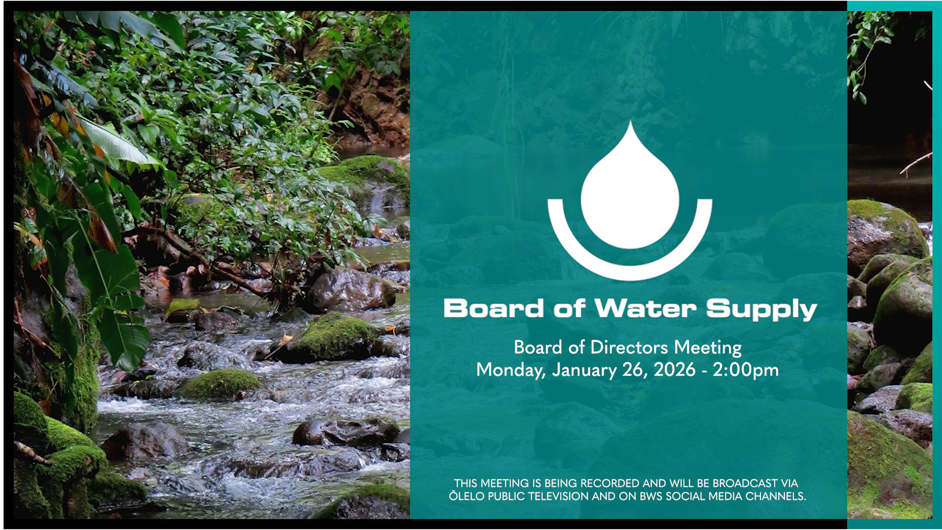 January 26, 2026 board meeting