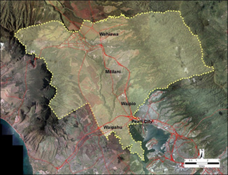 central oahu watershed management plan map