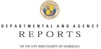 city department and agency reports header