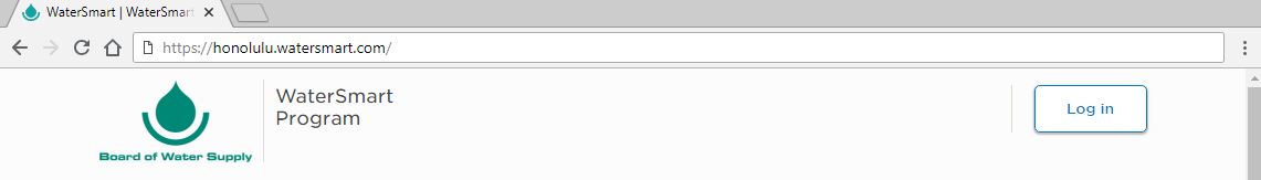 address field honolulu.watersmart.com chrome
