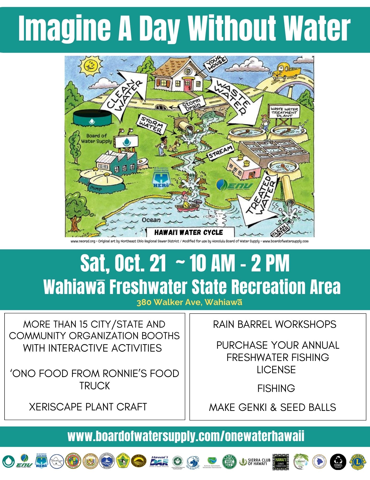 imagine a day without water event at the Freshwater State Recreation Area