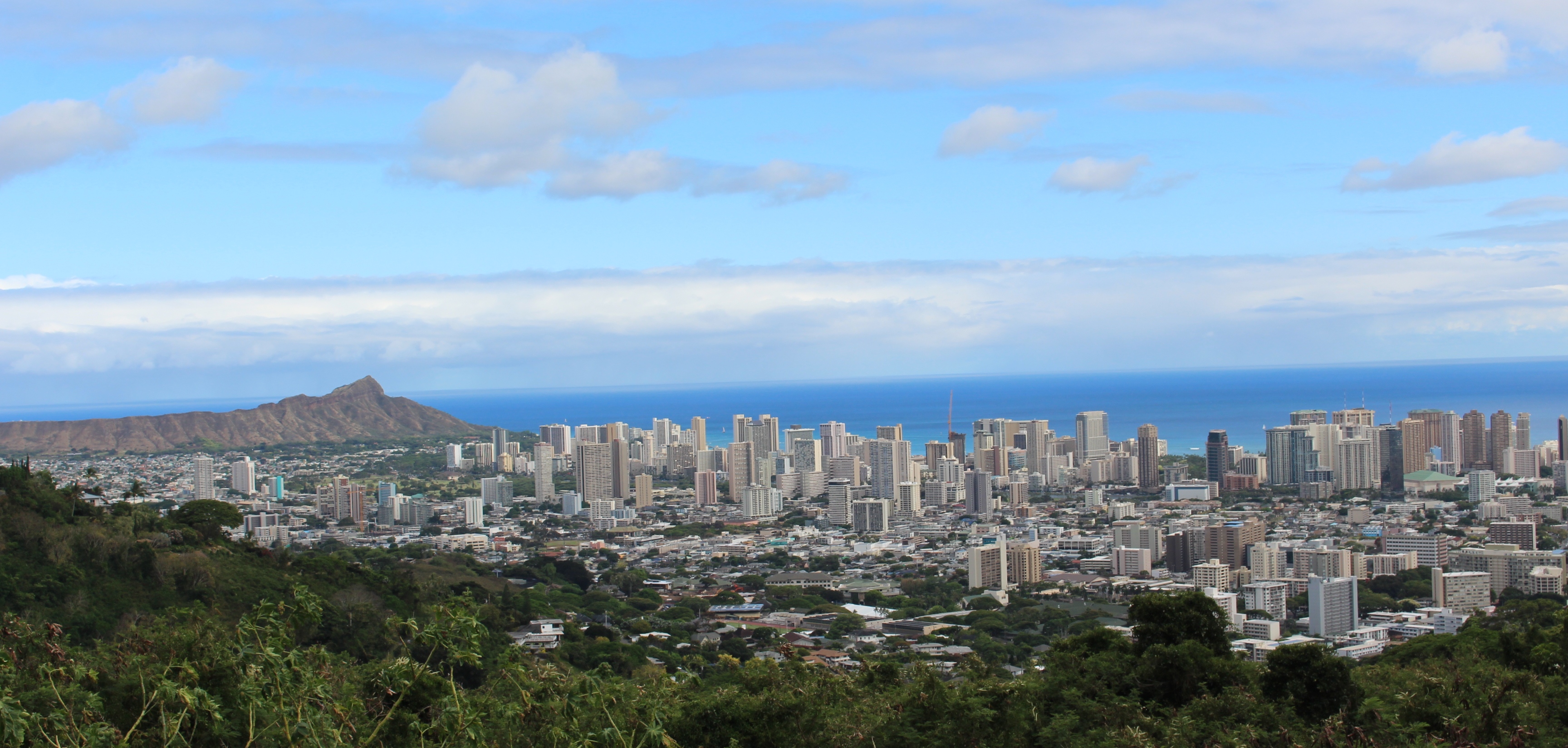 honolulu cityscape 2017 june