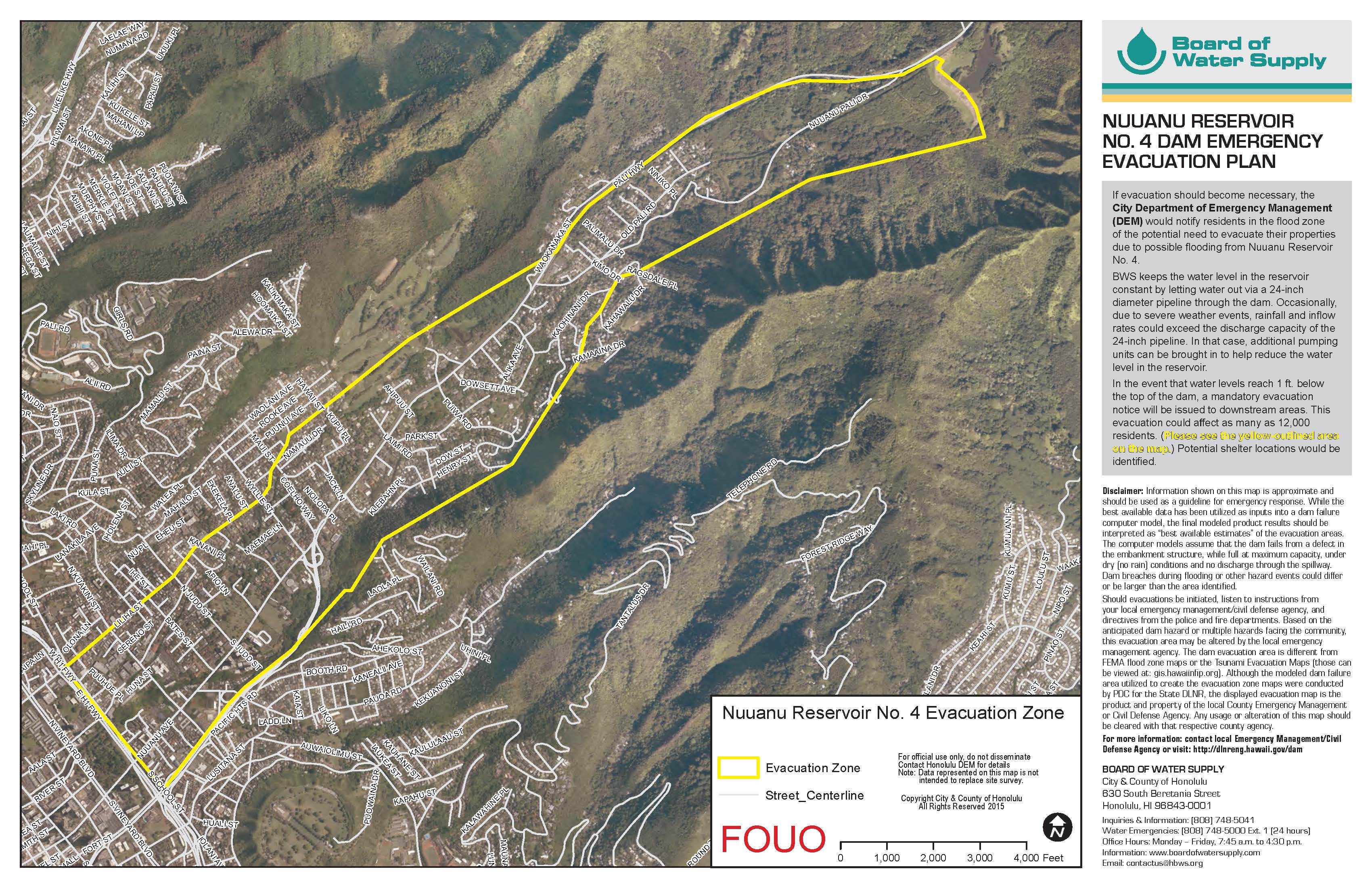 nuuanu 4 evacuation map