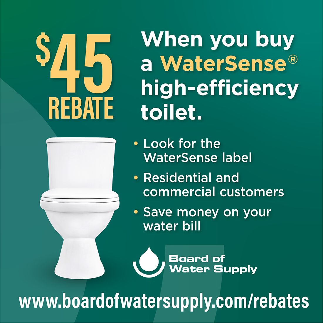 save with a watersense toilet