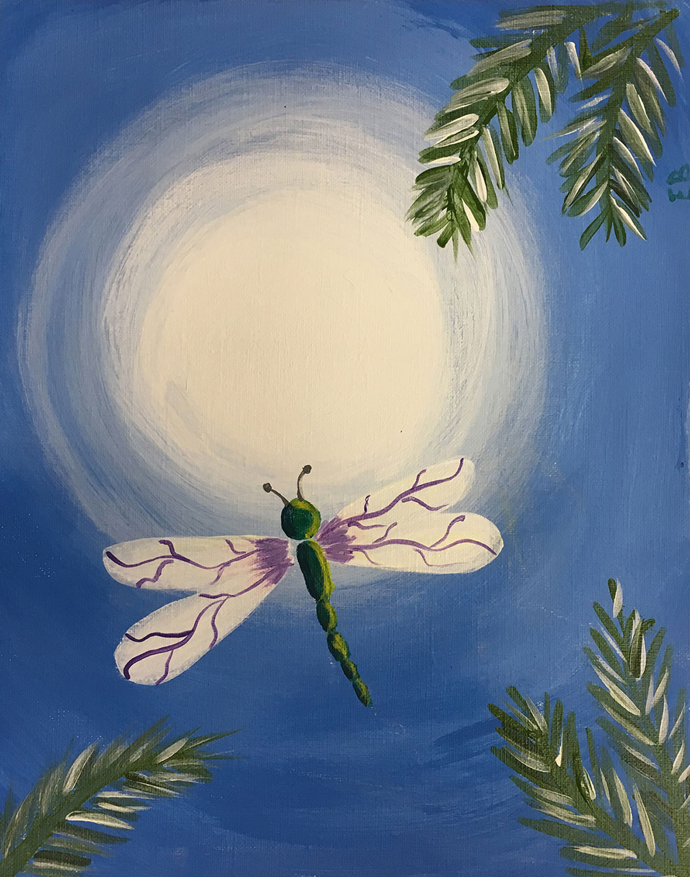 painting dragonfly