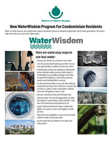 waterwisdom resident flyer