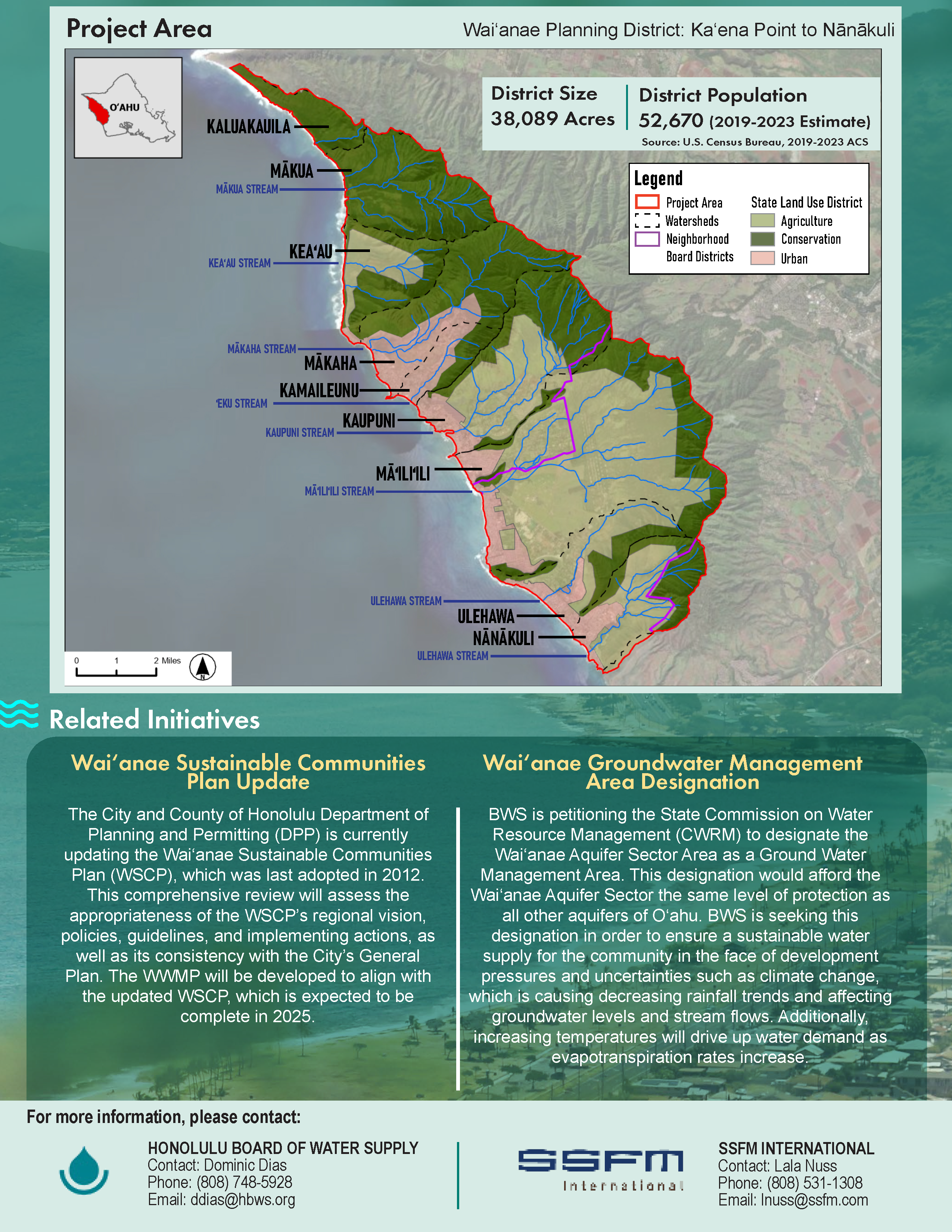 waianae watershed management plan update flyer page 2