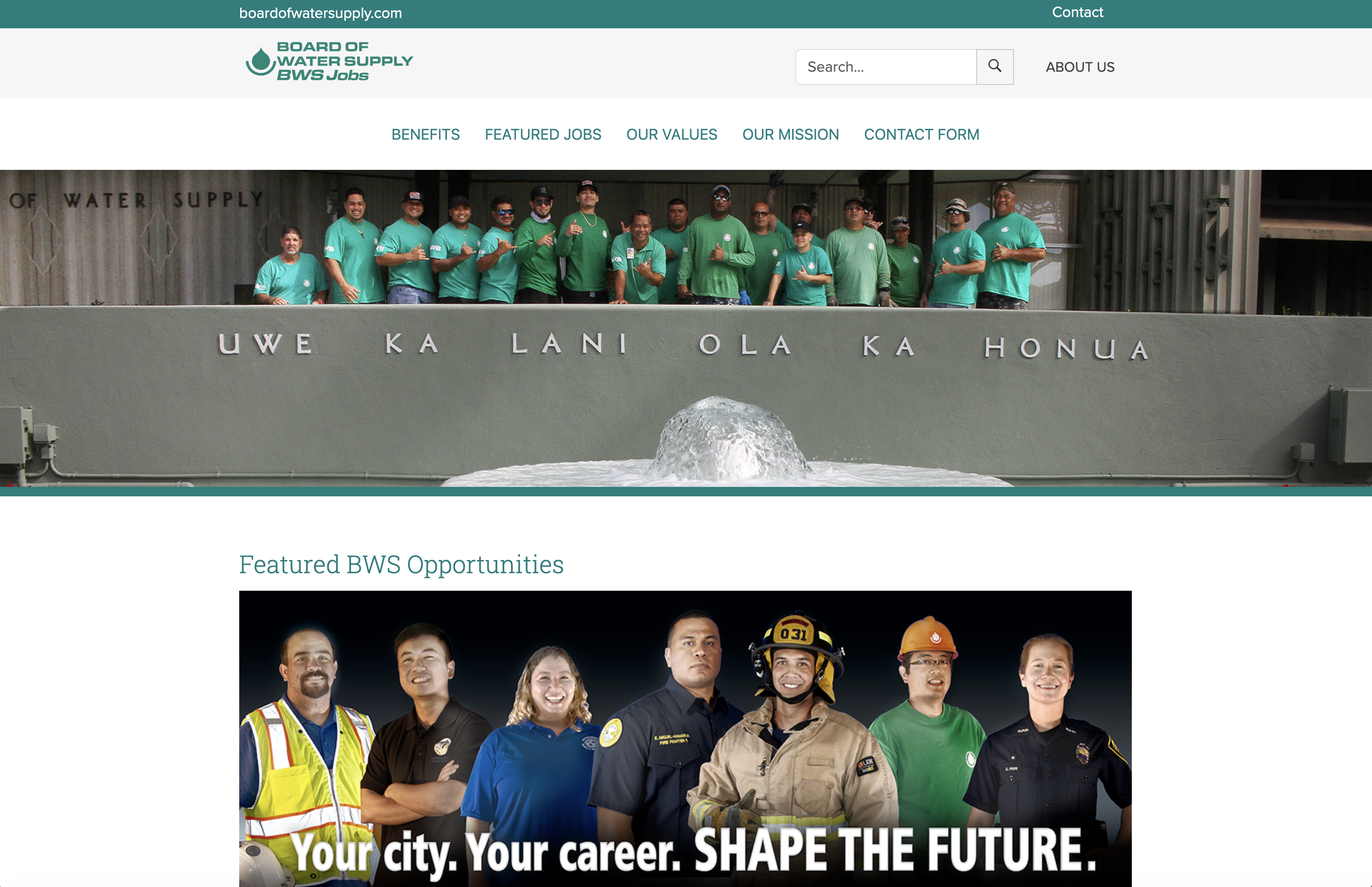 Board of Water Supply Job Opportunities | BWSJobs.org