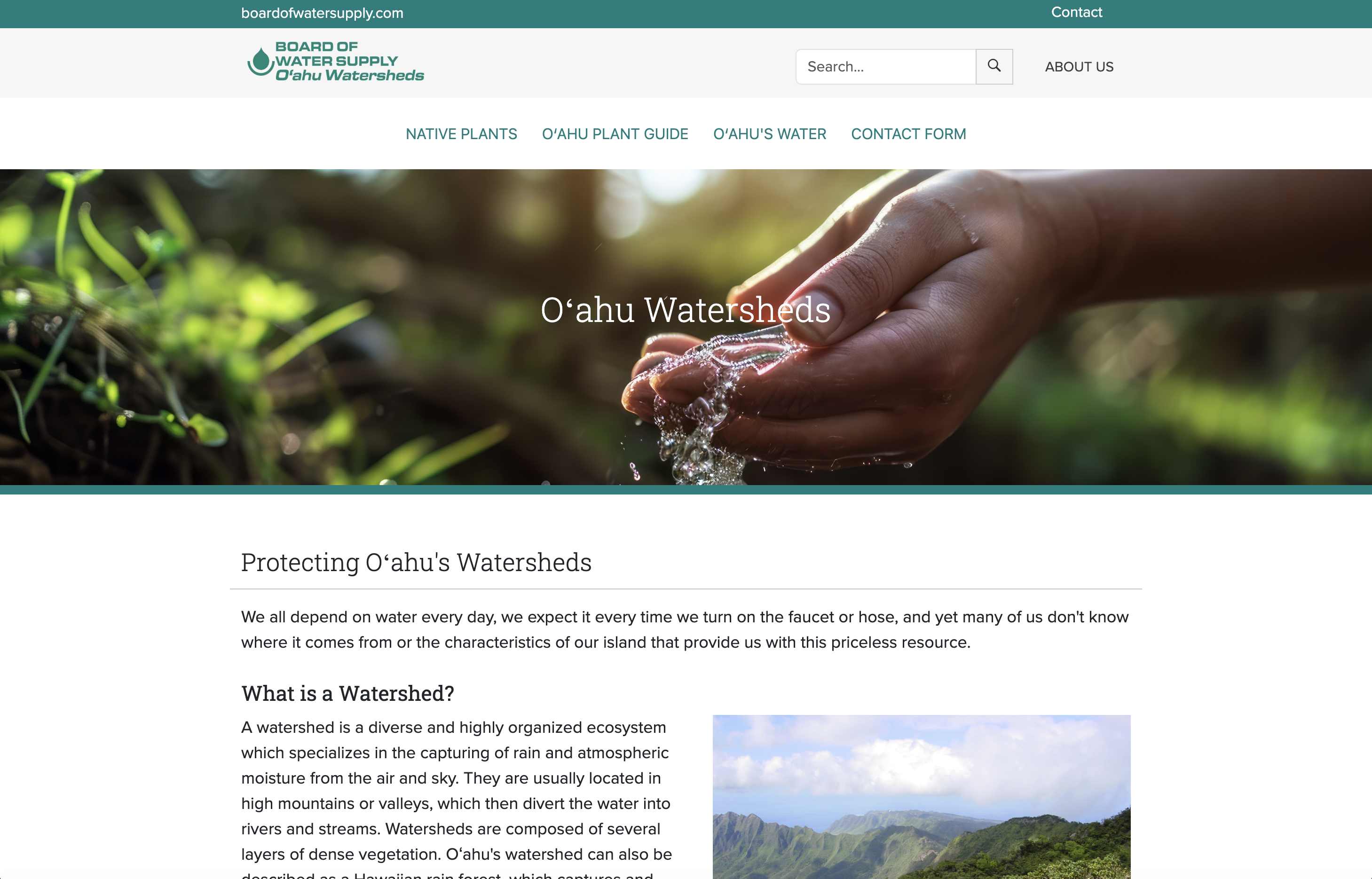 O‘ahu Watersheds | O‘ahuWatersheds.org