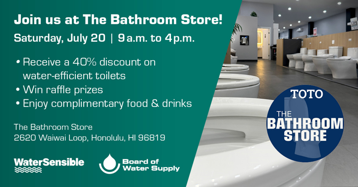 BWS Toilet Rebate Event Website - Facebook Post JUL2024