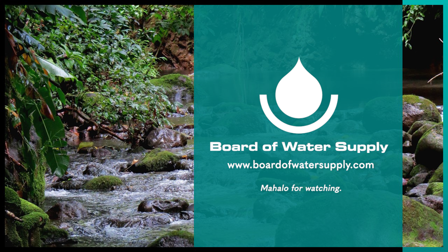 Board Meeting Title Card Mahalo for Watching