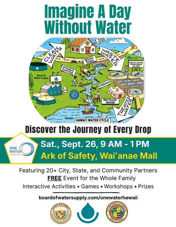 Imagine A Day Without Water 2026 | Ark of Safety, Waianae Mall at 86-120 Farrington Hwy