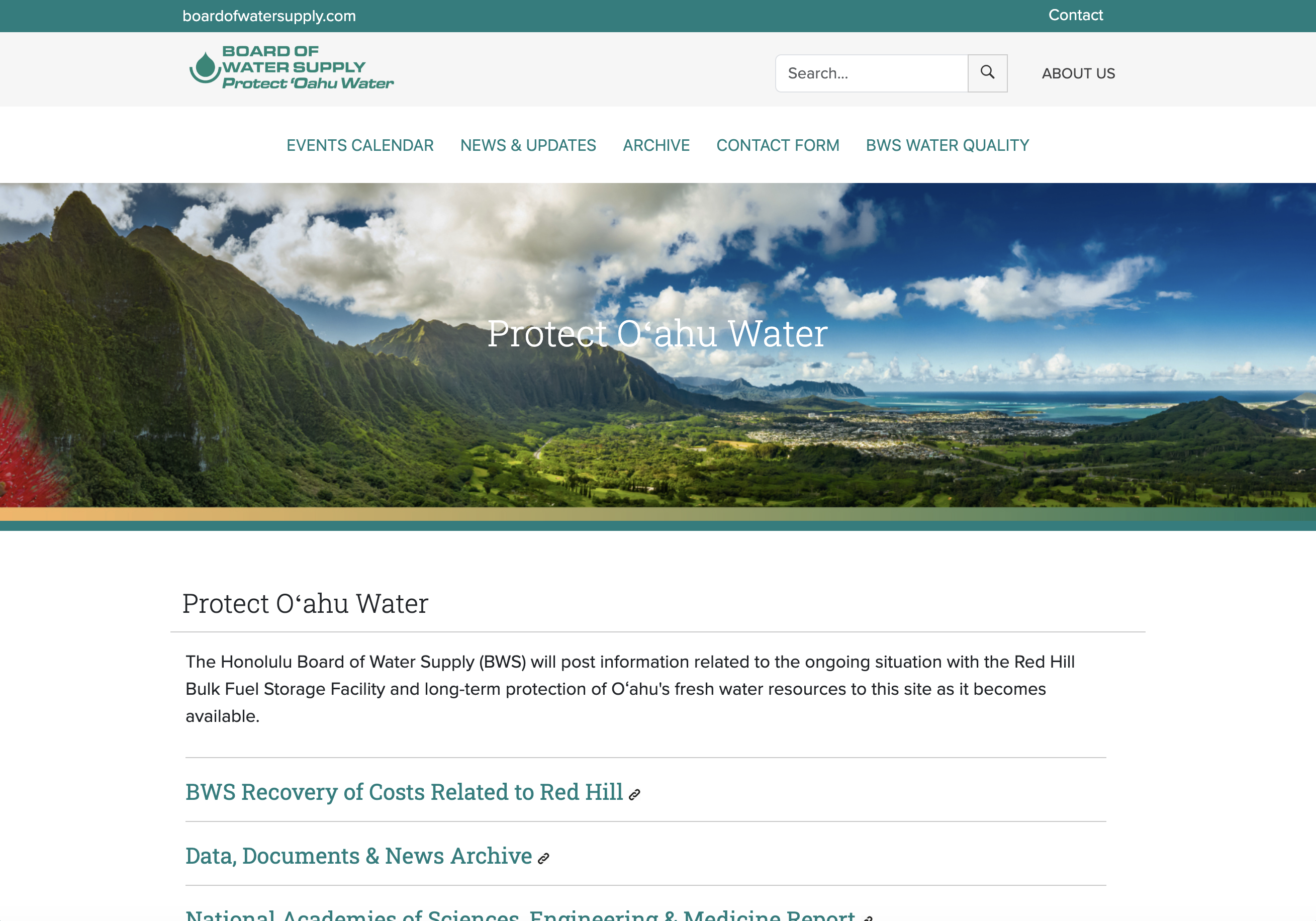 Protect Oʻahu Water | ProtectOʻahuWater.org
